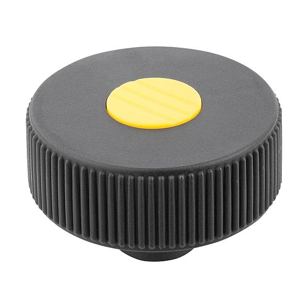 Kipp Knurled Wheels components in steel, internal thread, Style K, inch K0260.22A37 - main